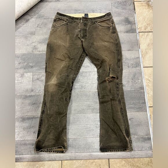 KUHL Born In Mountains Vintage Patina Dye Rydr Pants Brown Size 36x34 - Picture 2 of 4